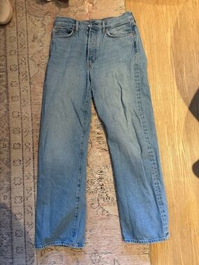 Buck Mason The Original - L057 - Light Blue Straight Leg Jeans Size 26